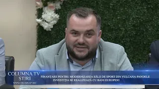 FUNDING FOR THE MODERNIZATION OF THE VULCANA PANDELE SPORTS HALL
