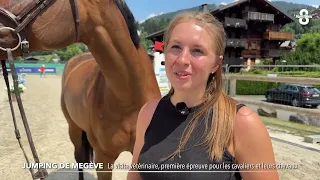 At the Megève Jumping, horses' health put under the microscope
