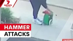 Manhunt for hammer attacker in Eastwood | 7NEWS
