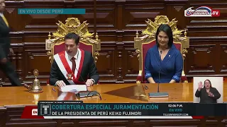 KEIKO FUJIMORI INAUGURATED AS PRESIDENT OF PERU