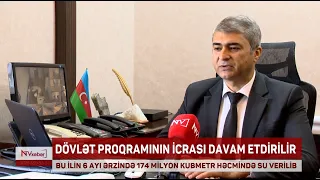 Naxçıvanda bu ilin altı ayı ərzində 174 milyon kubmetr həcmində su verilib