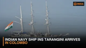 Indian Navy Ship INS Tarangini Arrives in Colombo