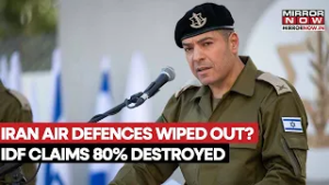 "80% Iran Air Defences Destroyed”: IDF Says ‘Path To Tehran Open’, Warns Hezbollah of Heavy Price