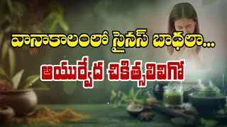 వానాకాలంలో సైనస్ బాధలా... ఆయుర్వేద చికిత్సలివిగో | Sukhibhava | ETV Life