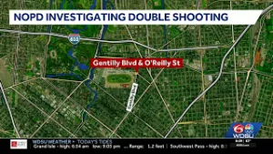 New Orleans police investigate double shooting Sunday morning