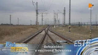 Befejeződött a vasútvonal fejlesztése