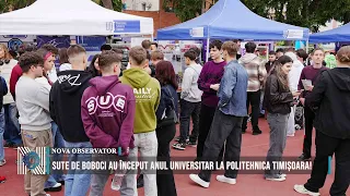 Sute de boboci au început anul universitar la Politehnica Timișoara!