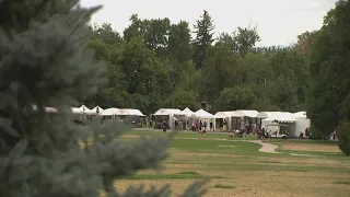 Artists bask in the heat at Cheesman Park Art Fest