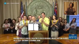 Green signs medical debt relief bill