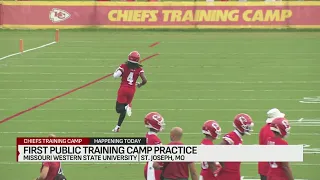 Kansas City Chiefs open training camp to public at St. Joseph