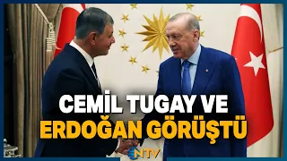 Son Dakika: Cemil Tugay, Cumhurbaşkanı Erdoğan ile Buluştu! Görüşmede Neler Konuşuldu? | NTV