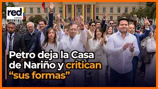 Gustavo Petro was turned away from the Casa de Nariño: This is how the outgoing president said go...