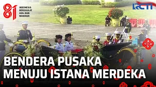 Heirloom Flag Carried by Royal Carriage to Merdeka Palace | RI PROCLAMATION 81