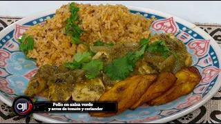 Pollo en salsa verde y arroz de tomate y coriander | Cowboy Butter Steak Bites | Ají