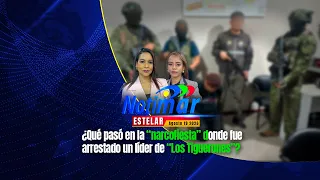 What happened at the narco-party where the leader of 'Los Tiguerones' was arrested? Notimar Estelar