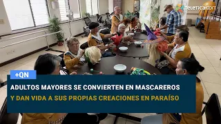 Seniors become mask makers and bring their own creations to life in Paraíso