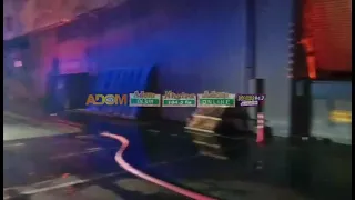 🚨 Fire breaks out at the Melcom Warehouse in Tema Free Zones