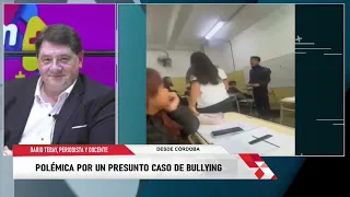 DARIO TEBAY, JOURNALIST FROM CORDOBA - CONTROVERSY OVER ALLEGED BULLYING CASE