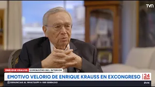 Emotional funeral for Enrique Krauss at the former National Congress