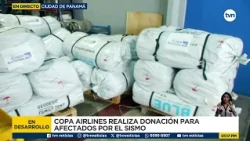 Copa Airlines donates 200 tents to Sinaproc for families affected by earthquake