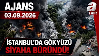 Massive Warehouse Catches Fire in Tuzla, Istanbul, Smoke Blankets the Sky | Ajans | A Haber