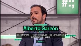 Alberto Garzón, del absentismo: "Si las condiciones laborales fueran mejores..." - laSexta Xplica