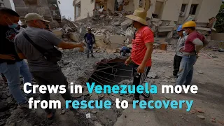 Crews in Venezuela move from rescue to recovery