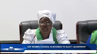 UDF WOMEN COUNCIL ELECTS KHOMAS LEADERSHIP - nbc