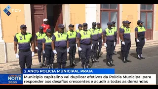 Celebrating the Municipal Police's second anniversary