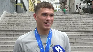 Bartol Smoje sa svjetskim zlatom stigao u Rijeku: "Ovo je uspomena za cijeli život"