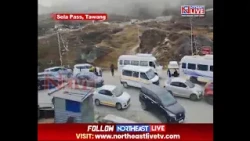 #watch | Arunachal: Tawang Tourism Booms, Heavy Traffic At Sela Pass Highlights Growing Footfall