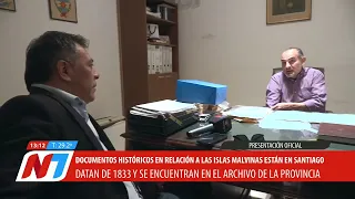 1833 DOCUMENTS REVEAL SANTIAGO DEL ESTERO'S STANCE ON THE FALKLAND ISLANDS