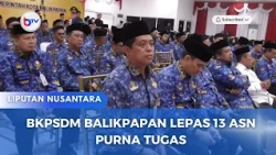 BKPSDM BALIKPAPAN LEPAS 13 ASN PURNA TUGAS