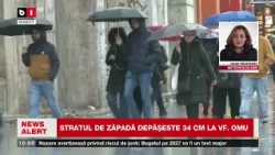 GER DE  10 GRADE la munte. Anunțul ANM unde va mai ninge