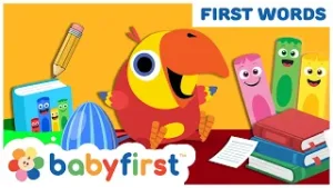 Toddler Learning Video | Learn New Words with Larry | Books, Clothes & Surprise Eggs | BabyFirst