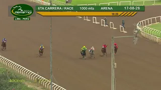 Hipódromo Monterrico   6ta Carrera 17 Agosto 26