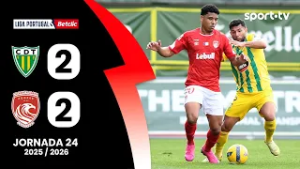 Resumo: Tondela 2-2 Santa Clara - Liga Portugal Betclic | sport tv