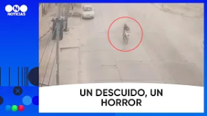 MOTOCICLISTA MURIÓ al IMPACTAR con una SOGA en Quilmes #TelefeNoticias