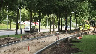 Trys judrios Alytaus gatvės turės naujus šaligatvius 2023 06 29