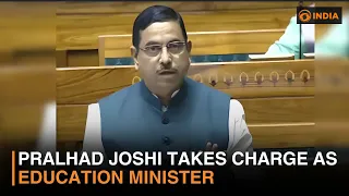 UM Pralhad Joshi Takes Charge as Education Minister