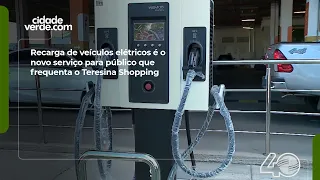 Electric vehicle charging is the new service for Teresina Shopping visitors