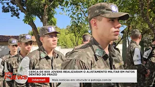 About 800 young people registered for military service on time in Patos de Minas