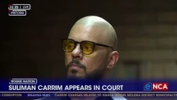 Suliman Carrim appears in court.
