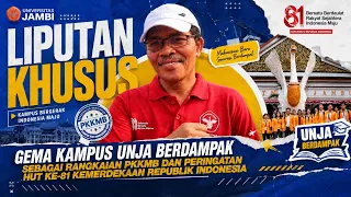 LIPSUS GEMA KAMPUS UNJA BERDAMPAK SEBAGAI RANGKAIAN PKKMB DAN PERINGATAN HUT KE-81
