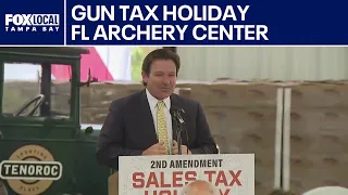 DeSantis announces gun tax holiday, new Florida Archery Center