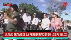 The Pilgrimage of the Peoples moves through the streets of Paraná