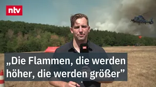 Hürtgen Forest in danger – Helicopters fight growing flames | ntv