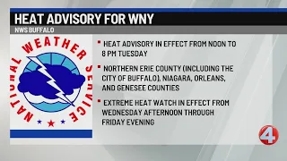 Interview: Heat advisory for WNY