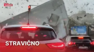 Snažno nevrijeme i u Sjevernoj Makedoniji: 'Pogledajte ovu zgradu, više je nema' | RTL Danas