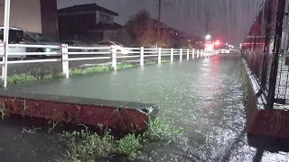 【大雨】坂井市で8月の観測史上最大の雨　2026年8月29日20時40分頃